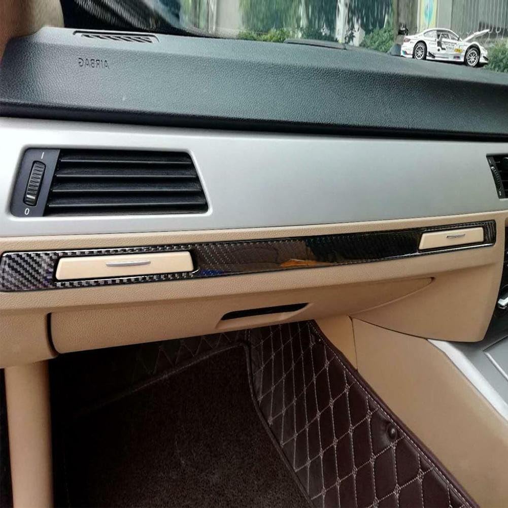 Per BMW Serie 3 (E90/E92/E93) Interno In Fibra di Carbonio Portabicchiere Acqua Trim Leggero ed Elegante Design