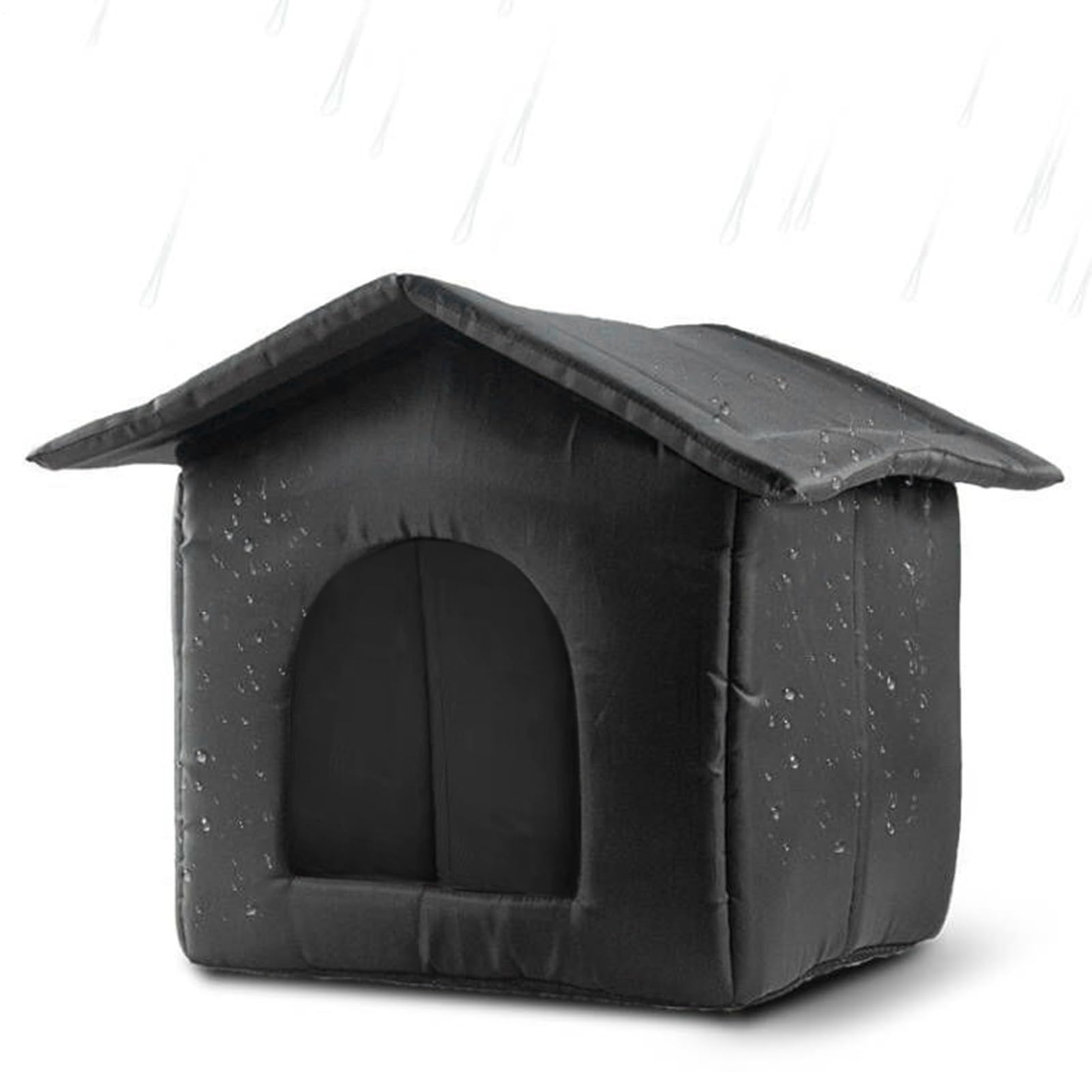 Tente de refuge en toile Oxford haut de gamme pour chats et chiens extérieurs