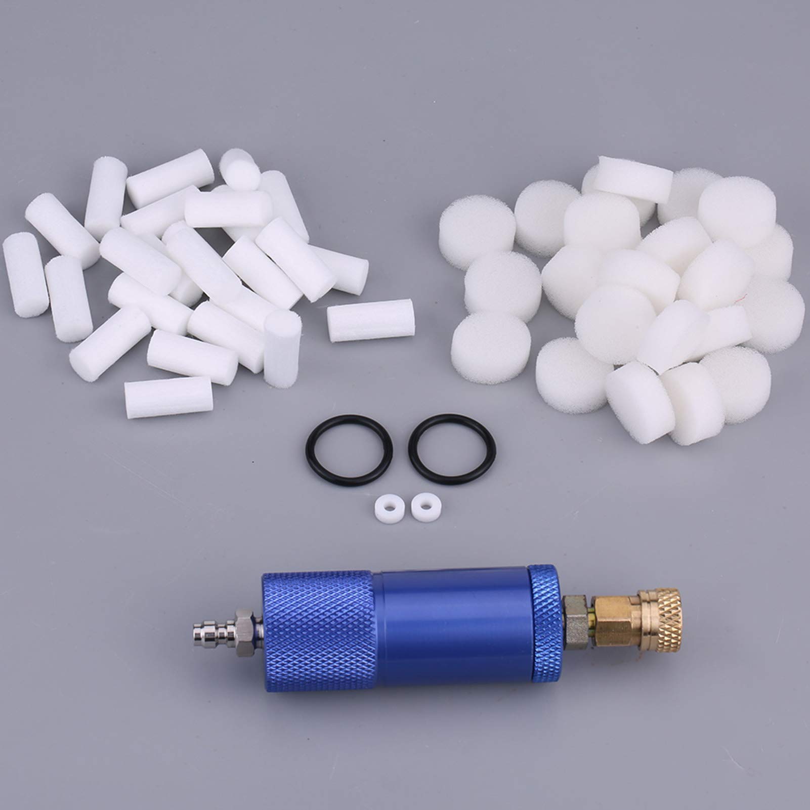Séparateur d'eau d'huile, Akozon 0-40 mpa filtre de compresseur d'air piège à eau d'humidité séparateur d'eau d'huile avec filetage interne et externe