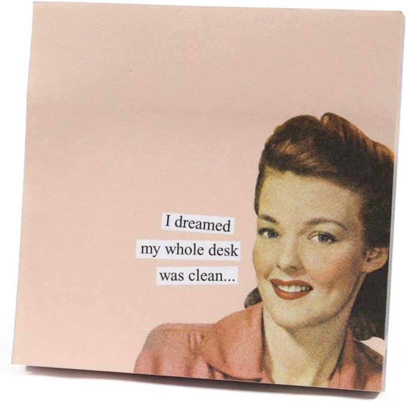 Anne Taintor 73039"I Dreamed My Whole Desk was Clean Sticky Notes