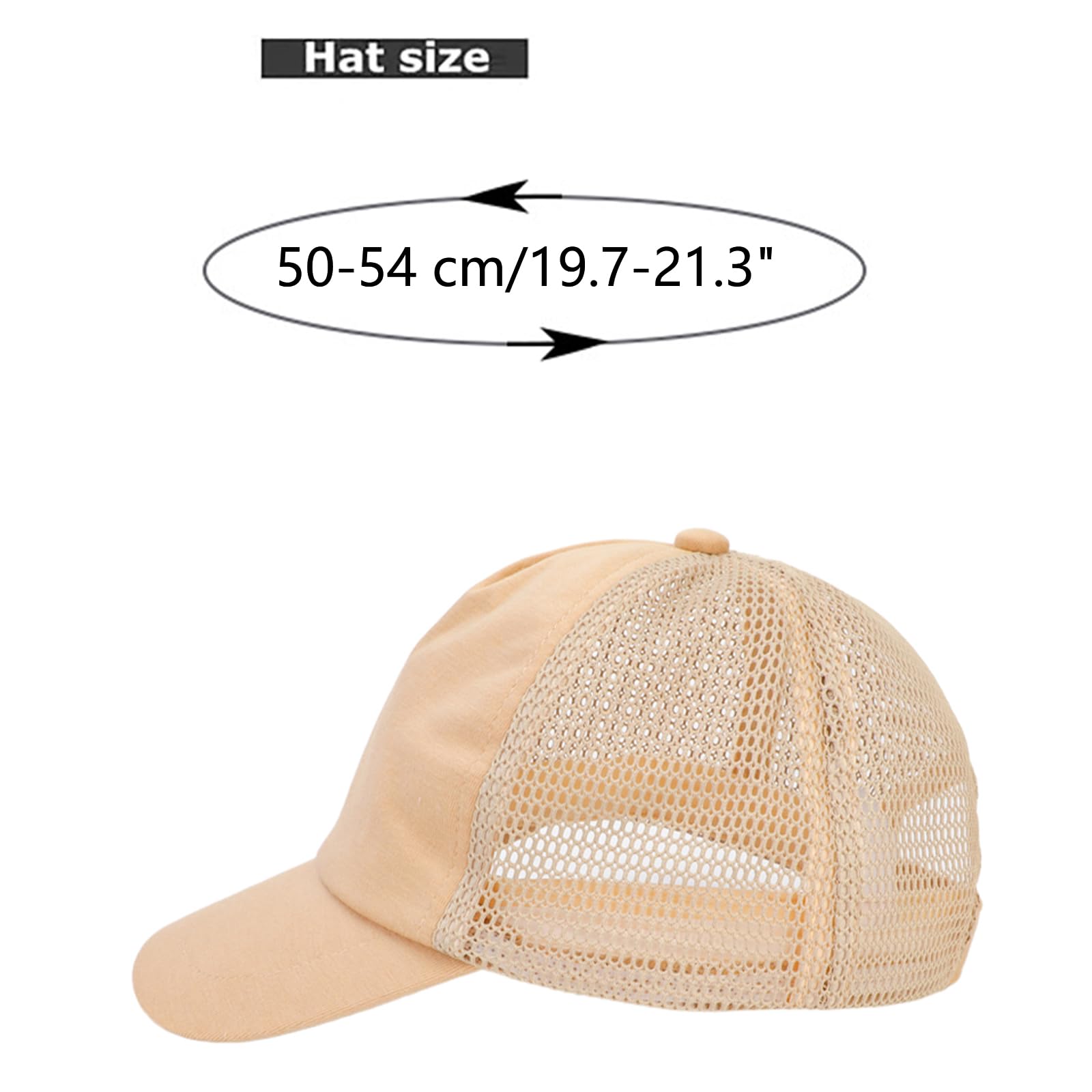 Gorra de béisbol QKURT para niños y niñas, Unisex, Visera y Malla, Verano, Deportes al Aire Libre, 2-6 años