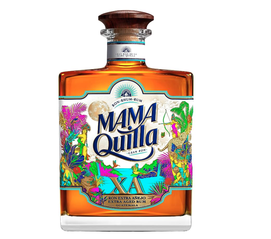 MAMA QUILLA - Rum XA - Rum invecchiato - Medaglia d'oro 2022 The Rum & Cachaça Masters - 40% di alcool - Origine: Guatemala - Bottiglia da 70 cl