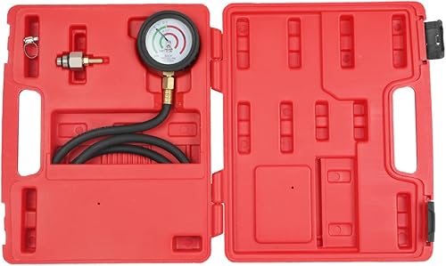 Miniatura 8 de CMTOOL Kit de probador de presión trasera de escape con funda de transporte, medidor de presión trasera de escape con manguera de 6 pies, probador
