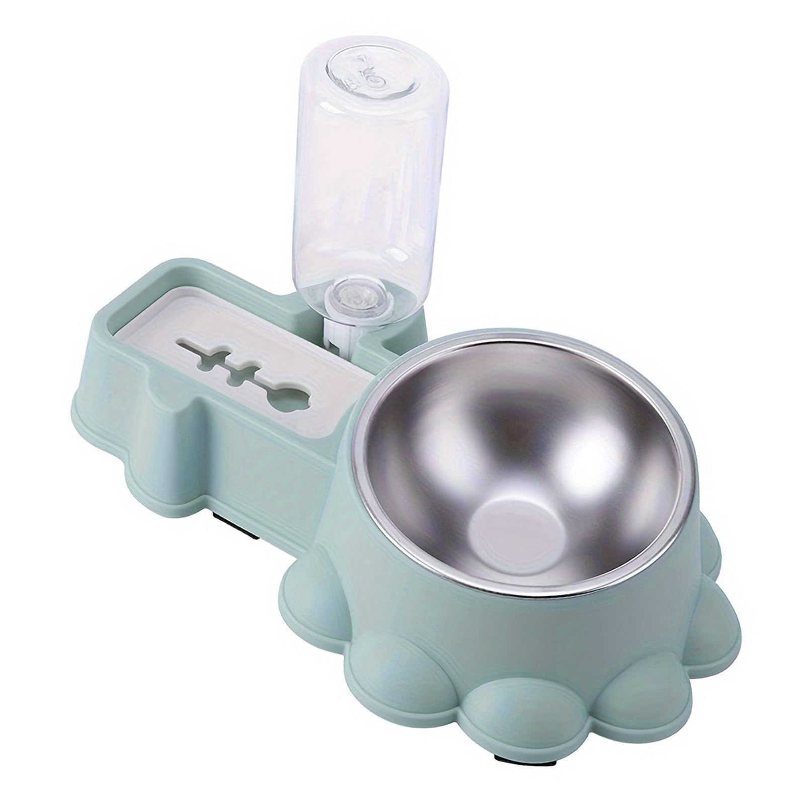 Double bol d'alimentation pour chien nourriture surélevée chats bouteille eau automatique