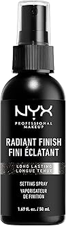 NYX PROFESSIONAL MAKEUP Makeup Setting Spray - Radiant Finish, Long-Lasting Face Mist with Micro Pearls, Vegan Formula