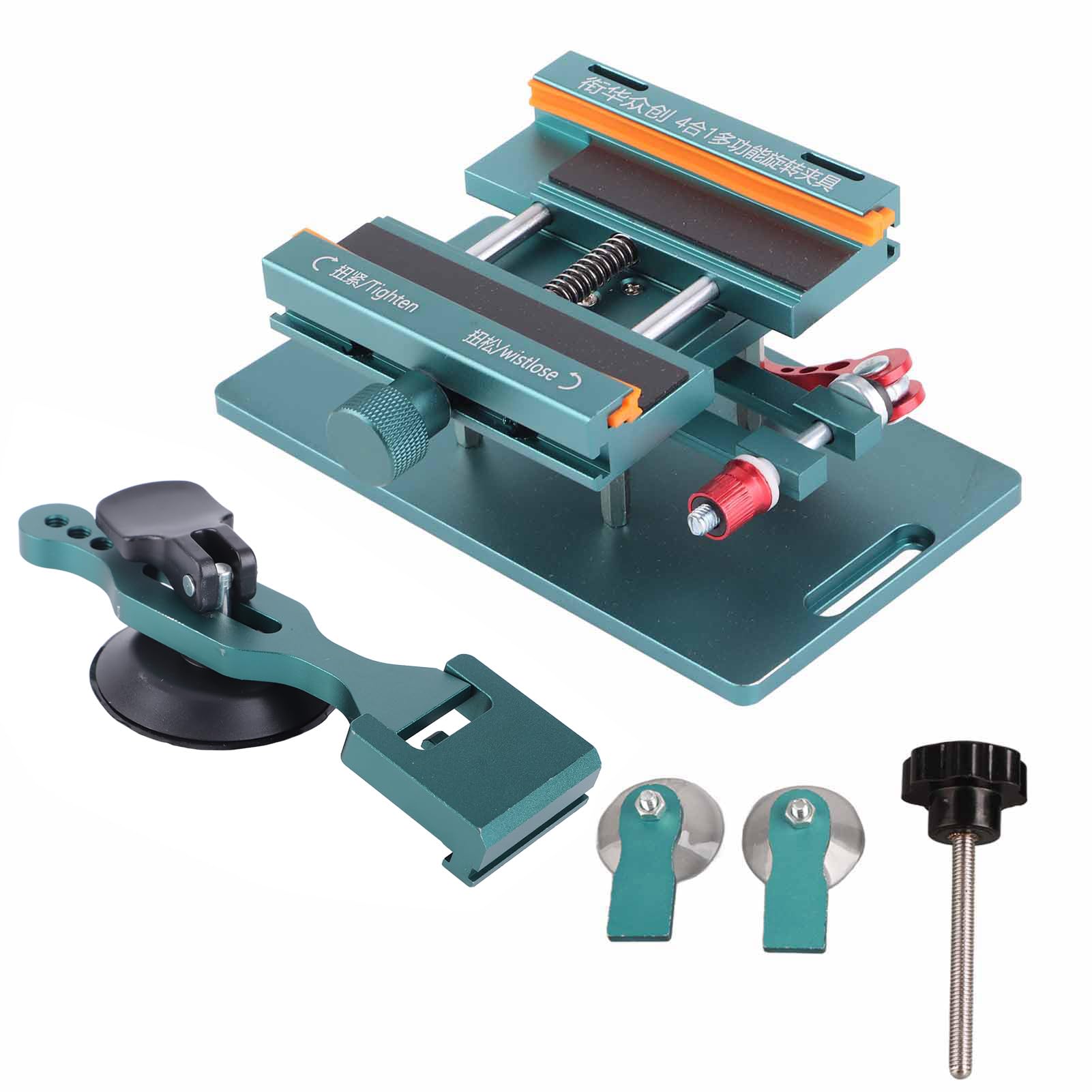 Machine de Séparation D'écran LCD Gabarit de Retrait de Couverture en Verre de Téléphone Rotatif à 360° avec Ventouse Outil Universel de Réparation de Plaque Chauffante