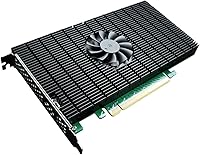 Vista 5 de HighPoint Controlador RAID NVMe de arranque M.2 SSD7105 PCIe Gen3 de 4 puertos para sistemas Windows y Linux.