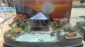 お寺、ジオラマ✨プラモデル✨１/１５０✨ハイクオリティ⚡お寺混合２点情景ジオラマ Amazon.co.jp: ミニチュア?プラモデル?1 150?お寺?銀閣寺