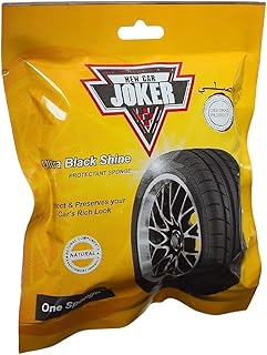 New Car Joker Ultra Black Shine Tire Protectant Sponge, Natural Components