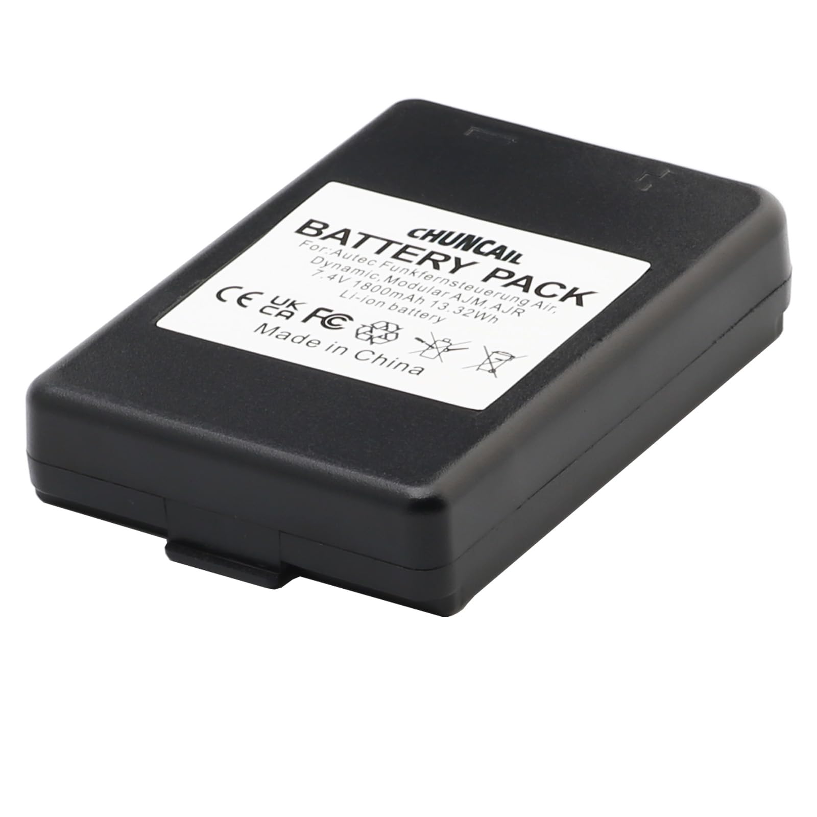 Batteria agli ioni di litio 7,4 V 1800 mAh LPM02 per Autec AJR AJS DJR Dynamic FJR FJS Radio Telecomando
