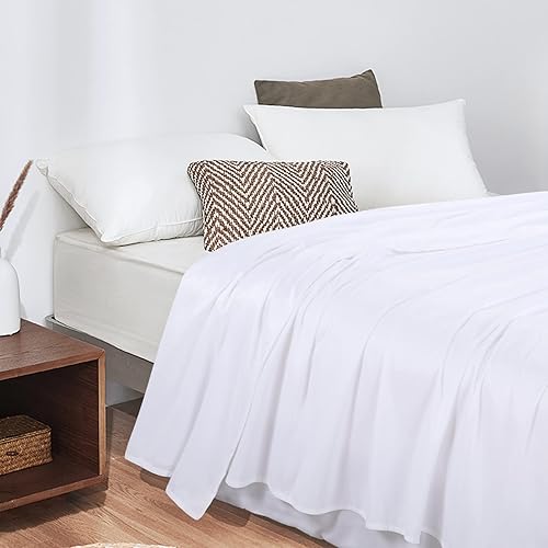 Vista 18 de HOMBYS Sábanas encimeras extra grandes, color gris claro, tamaño King, suaves, duraderas, suaves y transpirables, 120 x 120 pulgadas