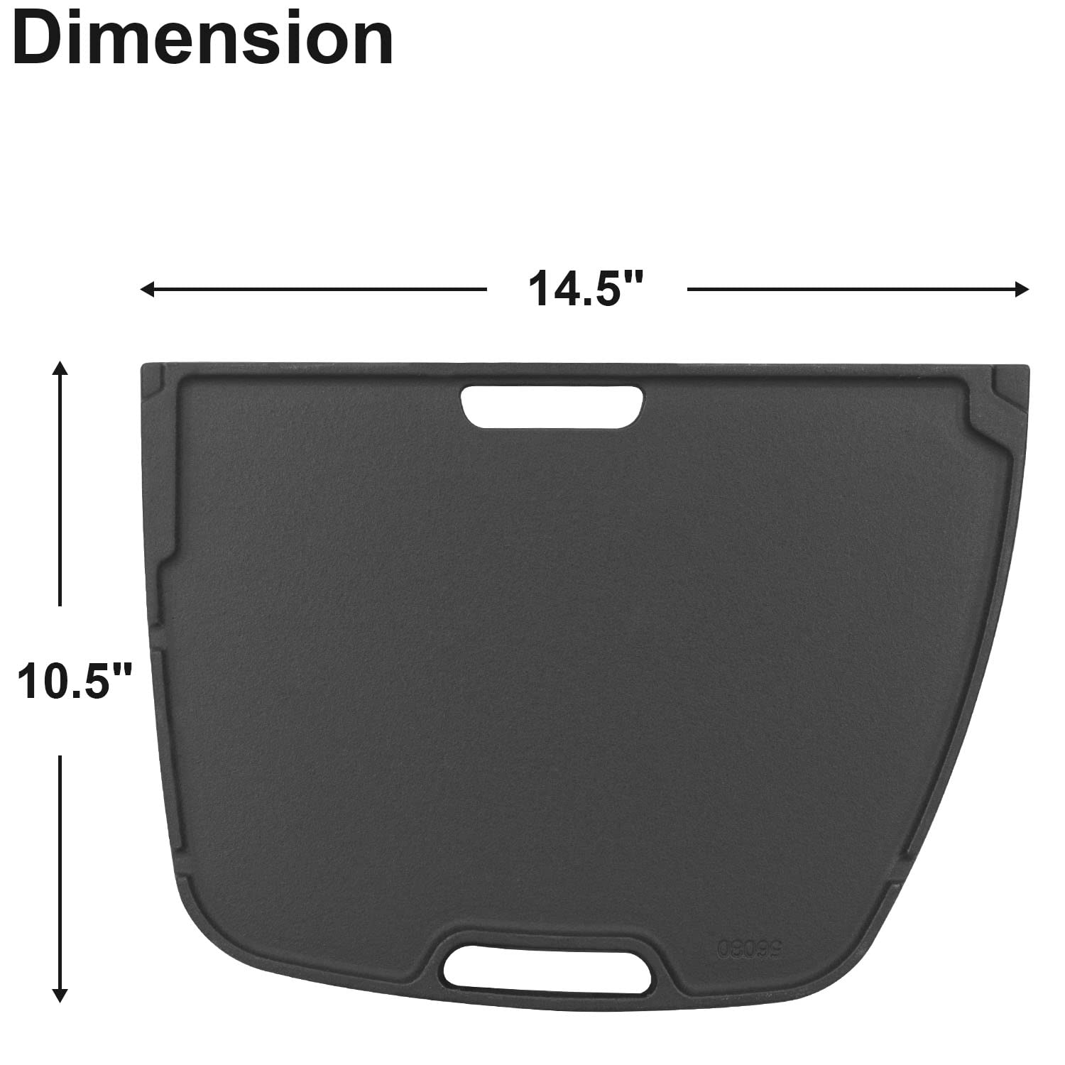 Cast Iron Reversible Griddle for Napoleon Gas Grill All TravelQ 285 Series, for Napoleon Travelq 285 Accessories Pro285x, PRO285X-BK, PRO285, PRO285-BK, TQ285X, TQ285X-1, TQ285X-BL, Non-Stick