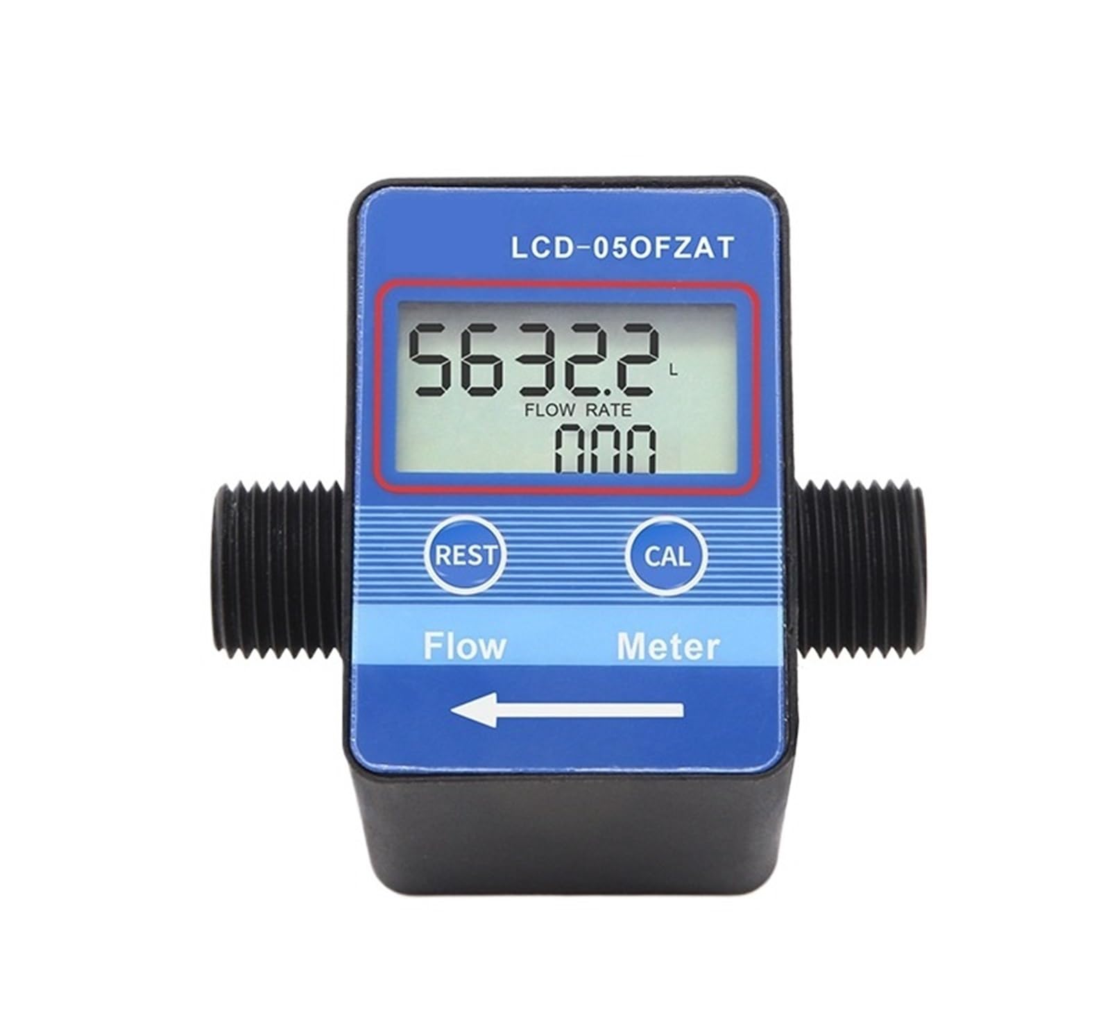 QfUxYYSLD G1/2 G3/4 Digital Gear Flow Meter High Precision Liquid Flowmeter for Diesel Urea Oil Water Flow Sensor Flow Measurement Device(G1-2)