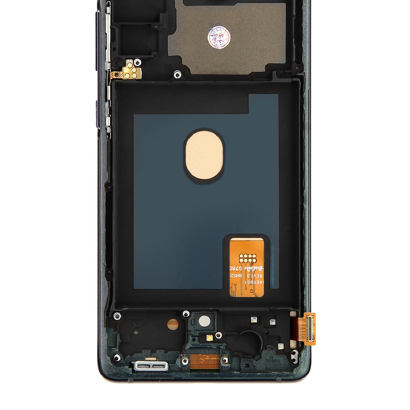 It'Go OLED Display für Samsung S20 FE G780 G781 OLED mit Fingerabdruck LCD Bildschirm Ersatz Touchscreen mit Werkzeug Blau mit Rahmen Hohe Qualität