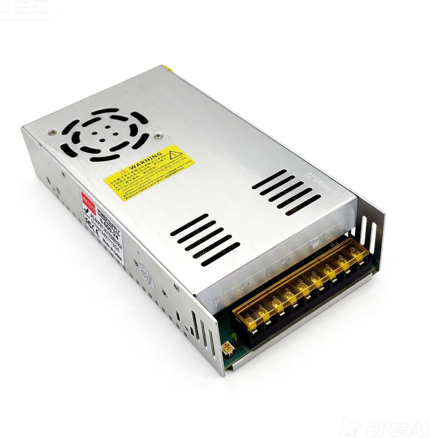 AC to DC Converter 24V 25A 600W Power Supply,Universal SMPS 110V/120V/220V AC to DC Converter Power Supply Transformer Driver Adapter for CCTV,RV,Pump,LED Strip (DC24V-25A-600W)