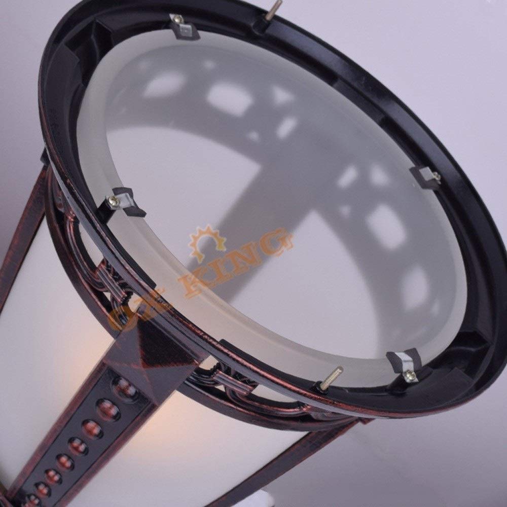 lampa wisząca, Tradycyjna zewnętrzna lampa sufitowa, bezpieczeństwo IP65, wodoodporna, wisząca E27, aluminiowa, szklana, regulowana, do ogrodu, na balkon i dziedziniec