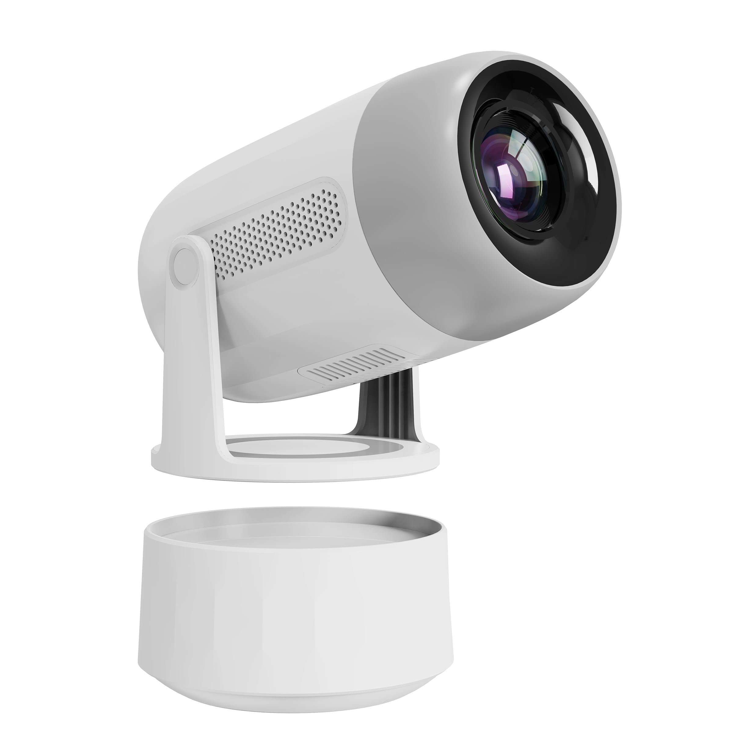 Kiano Vision 2 - Proyector portátil Full HD 1080p - Android 11, WiFi 5GHz, Bluetooth 5.2, batería extraíble, HDMI/USB - Mini proyector compacto inteligente con corrección automática