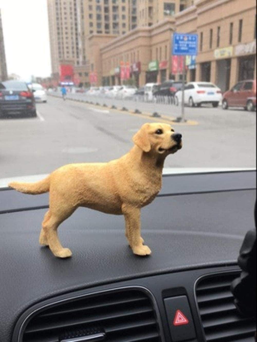 Prezenty Figurki Sztuka Statuetki Dekoracja Prezenty Figurki Sztuka Dekoracja domu Ozdoba Labrador Pies rzeźba Model zwierzęcia Żywica Rzemiosło Ozdoby Wystrój domu