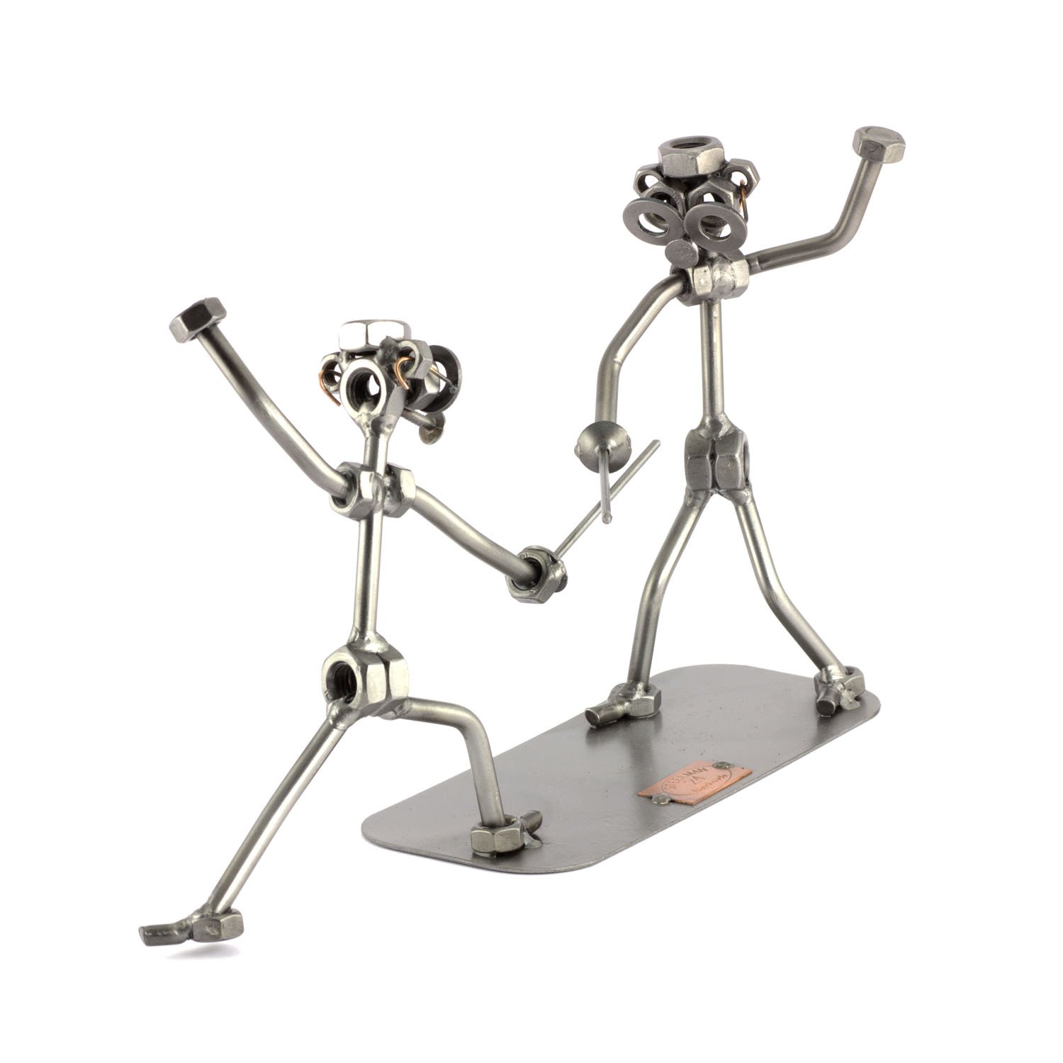 Omino Di Viti Steelman24 – Arciere In Metallo, Soprammobile Artigianale Fatto A Mano, Idea Regalo Originale - 2