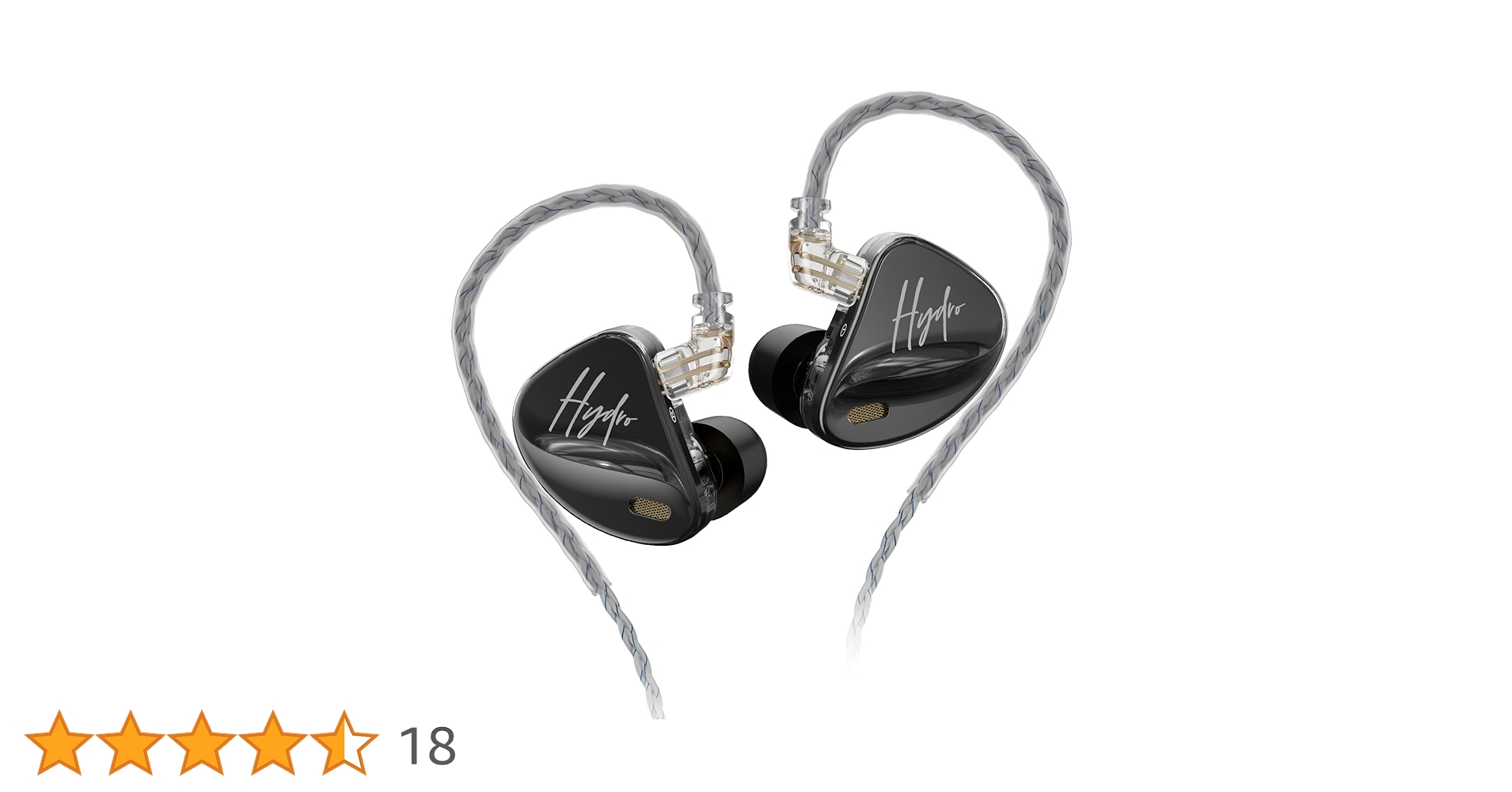 イヤホン CCA Hydro CCA Hydro in-Ear Monitor, 8BA+2DD Hybrid Driver with 4