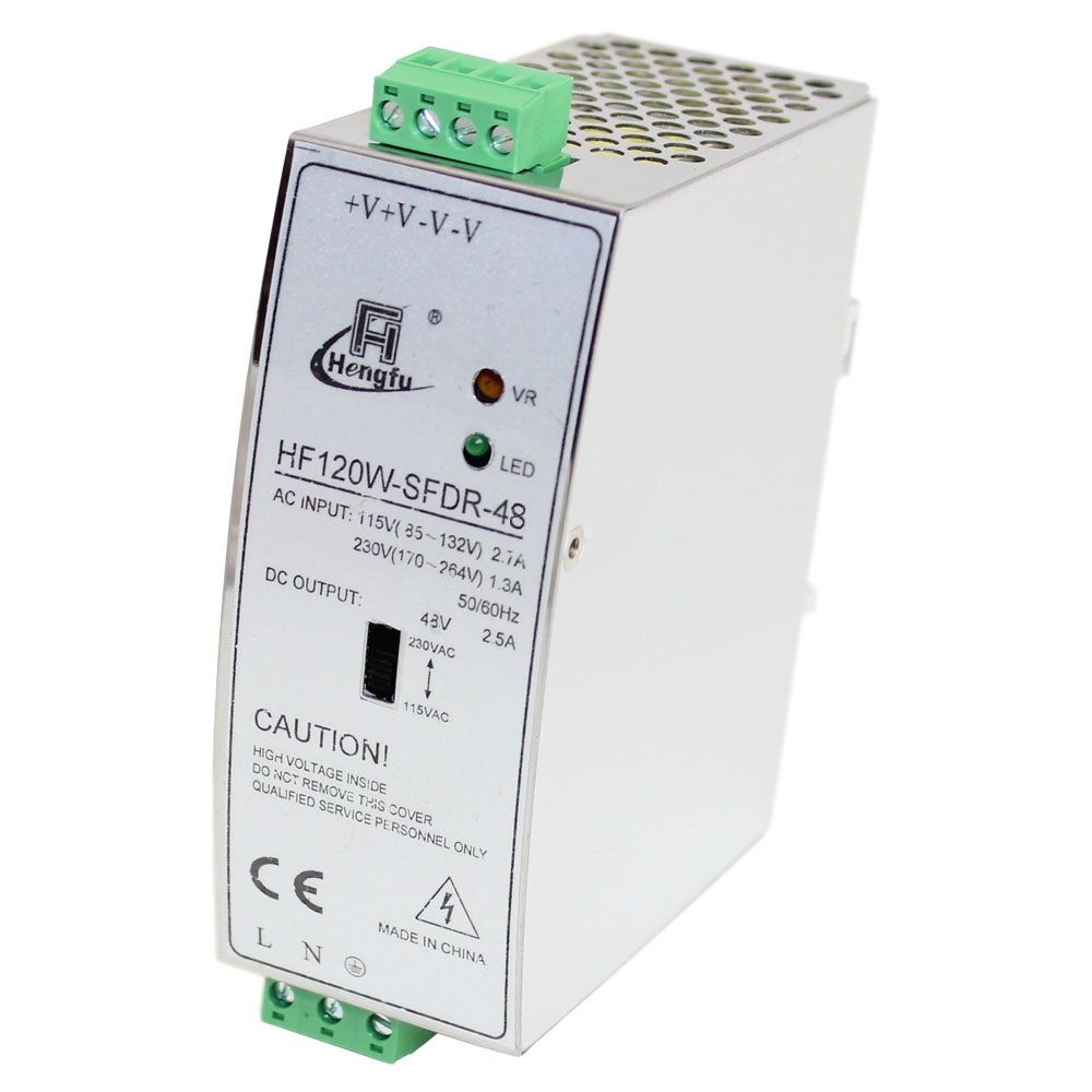 48 Volt DIN Rail DC Switch Mode Power Supply 48V 2.5A 120W
