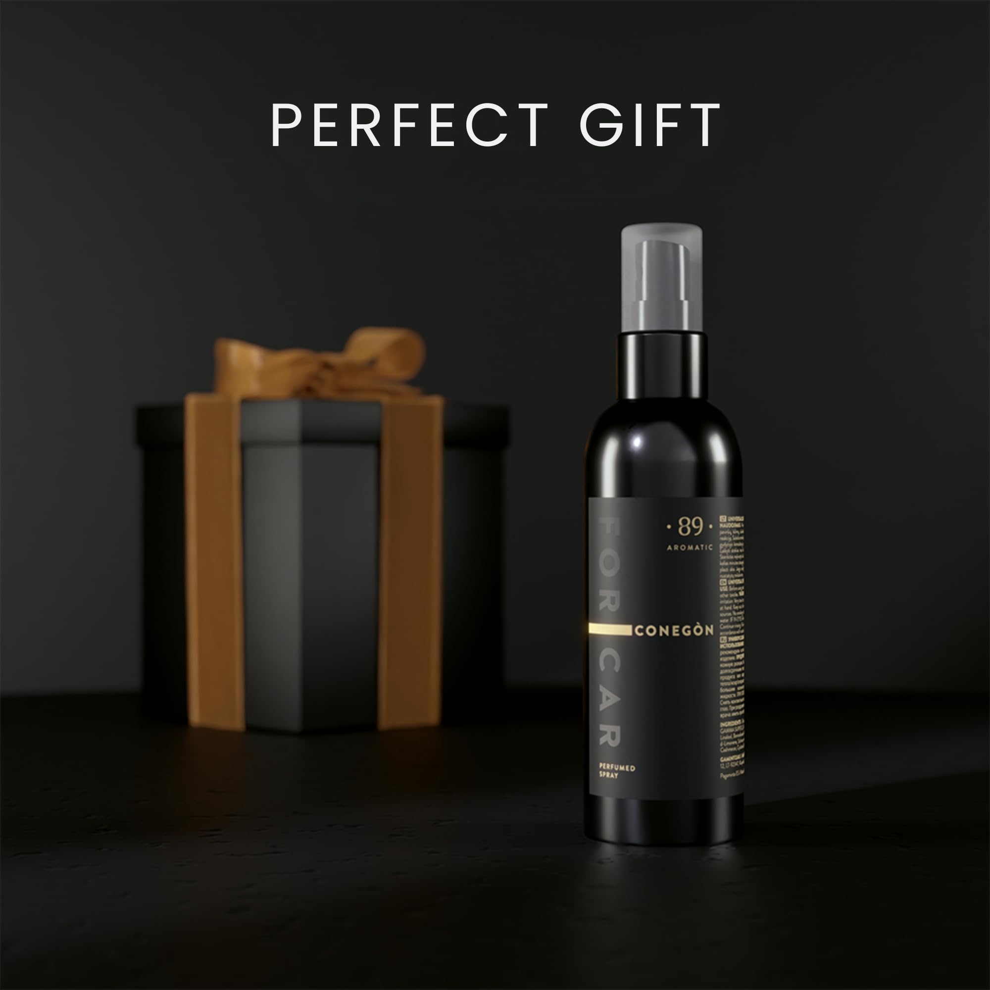 Aromatic•89• Profumatore Concentrato Per Auto E Ambienti, Elimina Odori Di Sigaretta, 100 Ml, Vegano, Made In Lithuania