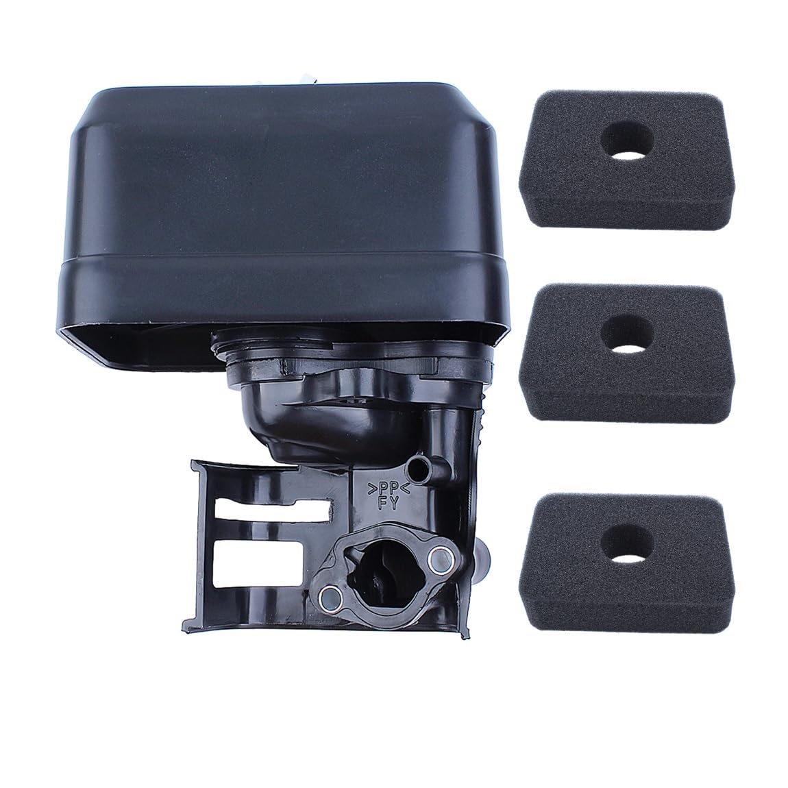 Couvercle de boîtier de filtre à air avec 3 filtres pour moteur GX160 GX200 168F