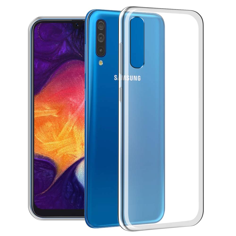 Fashionury Back Cover Case for Samsung Galaxy A50, Exclusive Light Weight Soft Silicone - Transparent Back Cover Clear Thin Case - for Samsung Galaxy A50 (B07PGV7CQS) Amazon Price History, Amazon Price Tracker