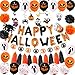 Produktbild OUTEYE Halloween Party Ballon Banner Set Halloween Banner mit Aluminiumfolie Luftballons Halloween Garland Bar Home Decor Supplies