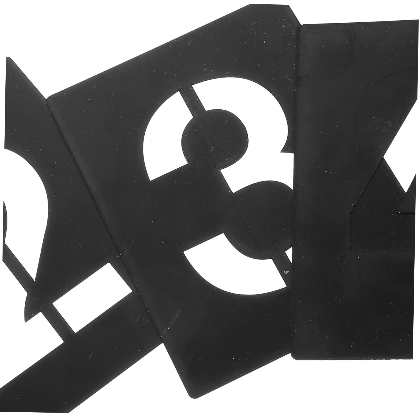 Gadpiparty 3 Set Stencil Riutilizzabili per Indirizzi e Decorazioni Te Facili Usare e Leggeri