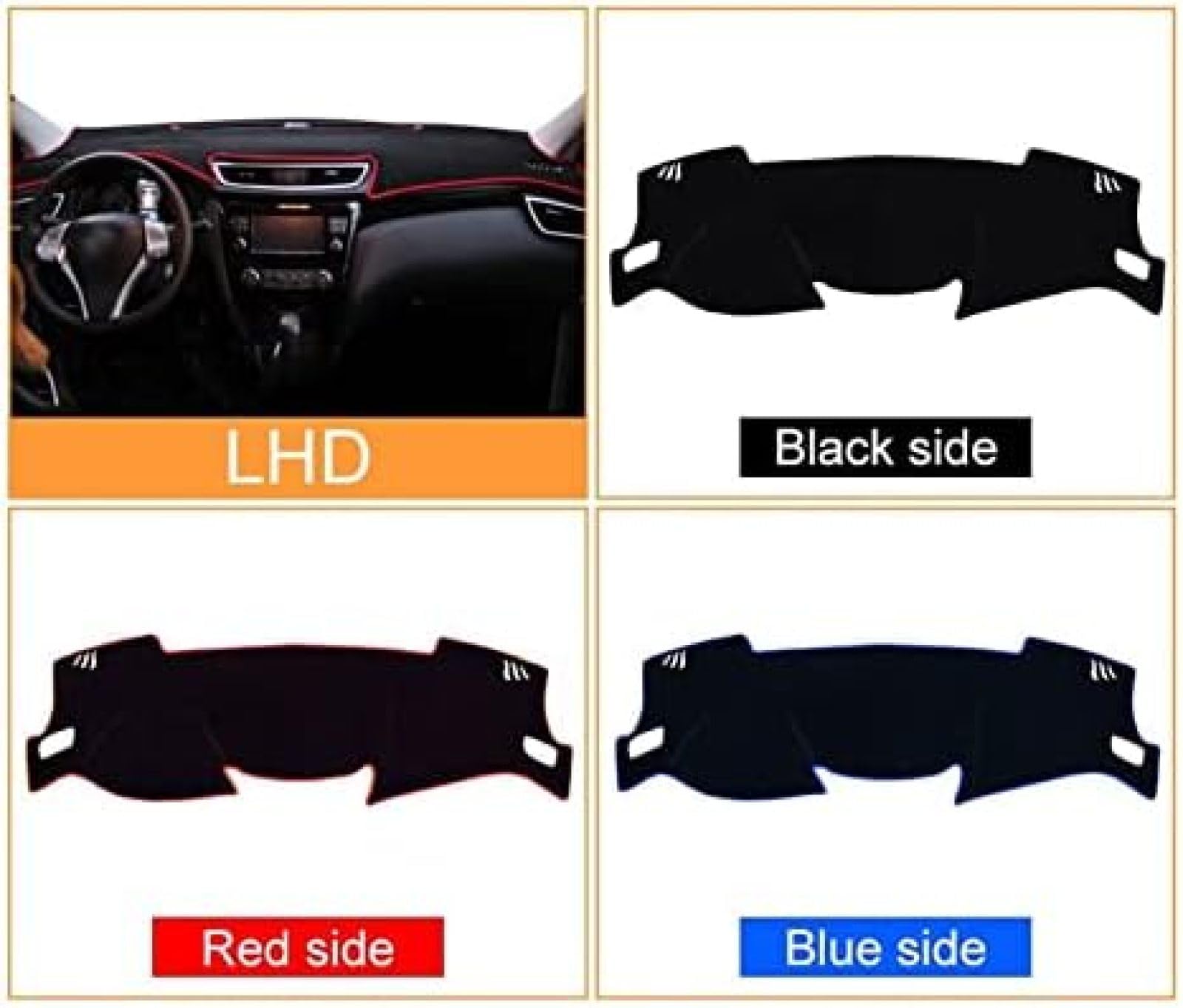 Copricruscotto per Auto Evita Il Tappetino Anti-UV per Tappetino per cruscotto Adatto per Nissan Adatto per Qashqai Adatto per J11 2014-2019 2020 2021 2022