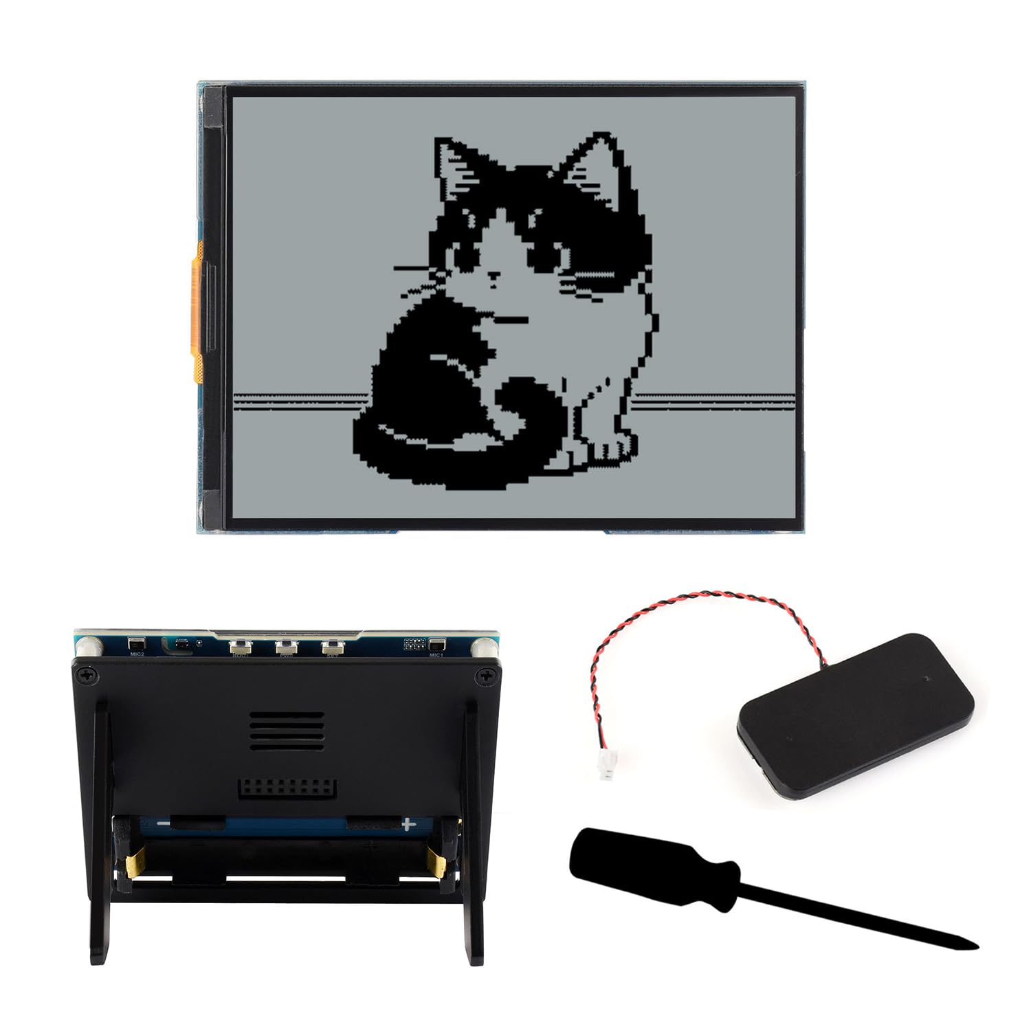 KLAYERS ESP32-S3 4.2inch RLCD AIoT Development Board, AI Voice and Environmental Sensors,no BAT-picture-36