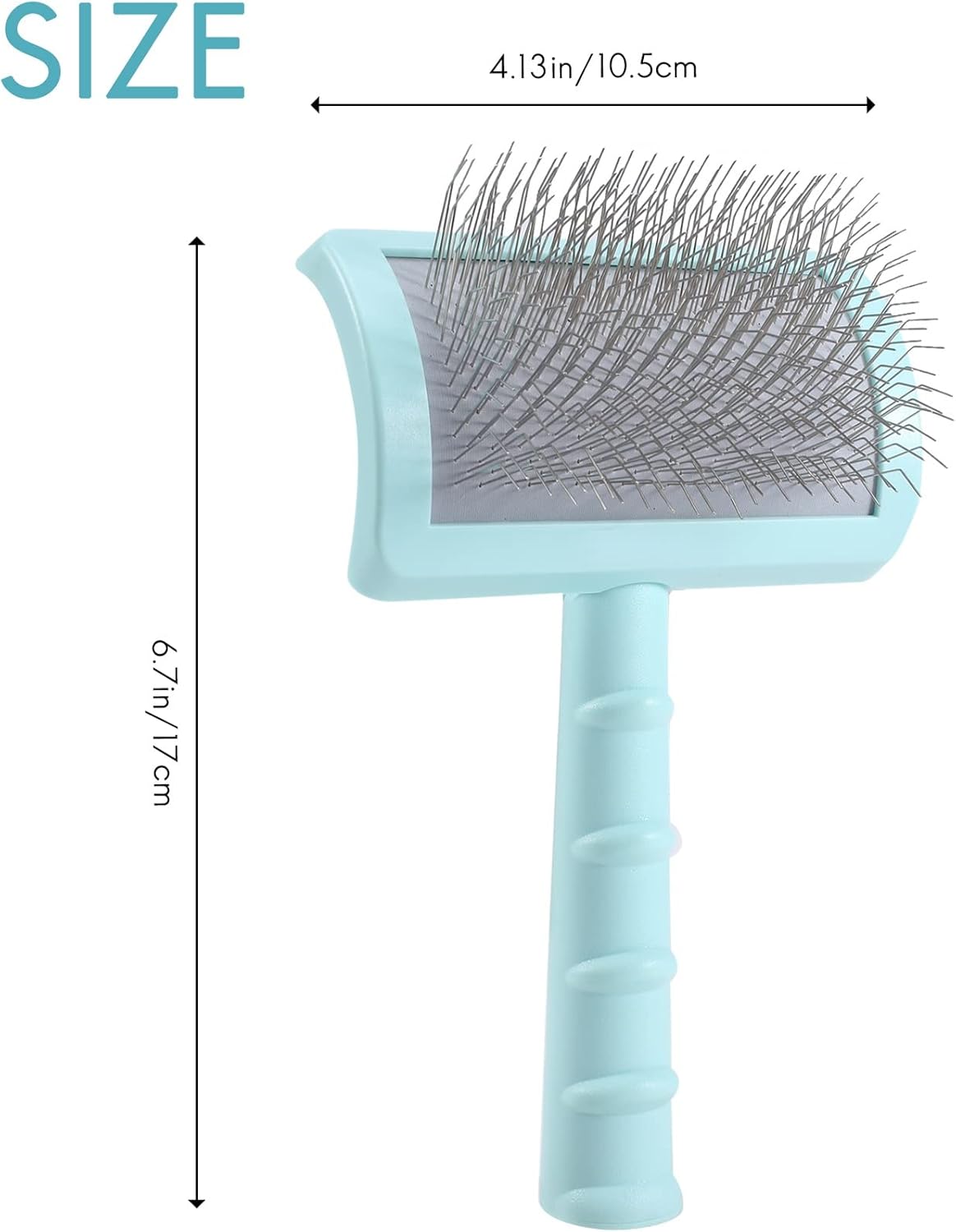 Hausdec Firm Slicker Brush for Extra Long Pin Dog Grooming Wire Brush and Deshedding (Green) 9 61mW+q27wAL. AC SL1500