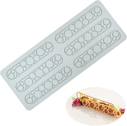 Molde de silicona hueco 3D, moldes de silicona de chocolate, decoración de pasteles de azúcar, forma geométrica, molde de caramelo para cupcakes,