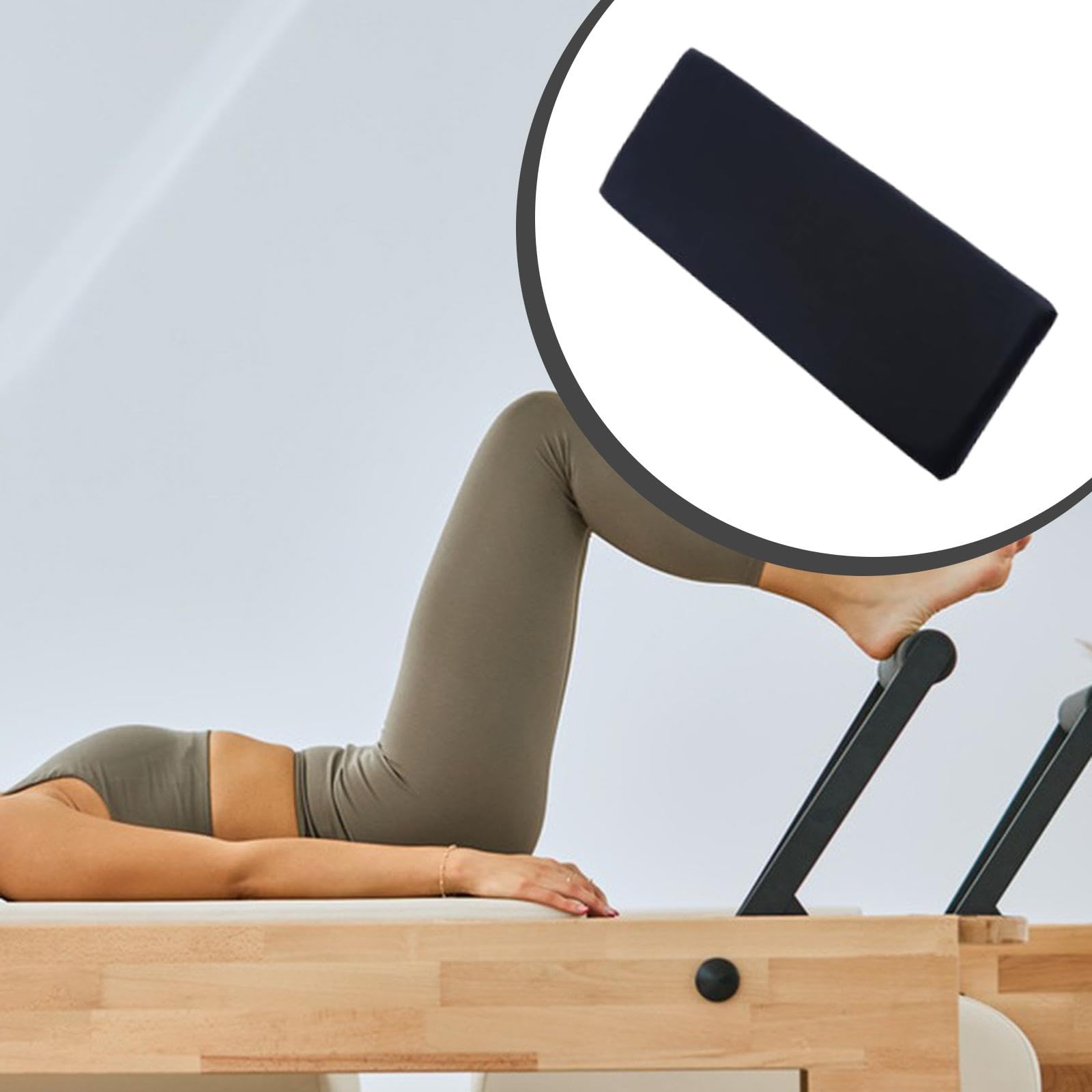 Milageto Máquina de Pilates Reformer, Accesorio de Pedal, portátil, Profesional, de Repuesto, para Entrenamiento en Gimnasio y Fitness.