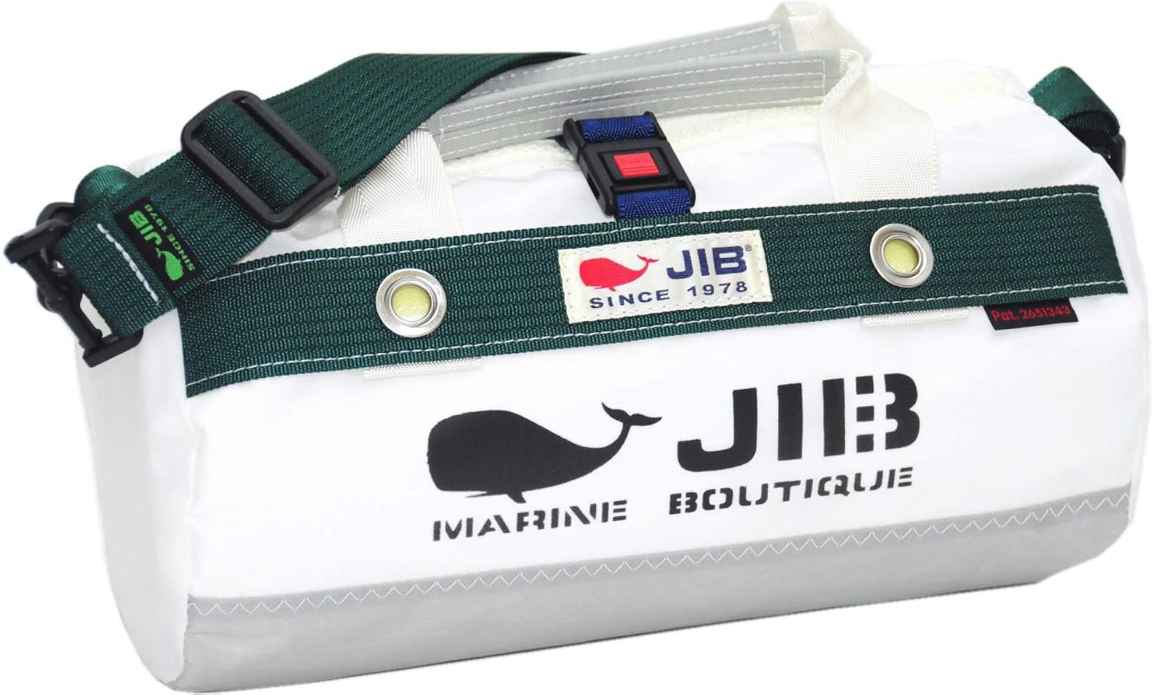 ジブ(JIB) ダッフルバッグSS ブルーグレイ Amazon | JIB ダッフルバッグ SS ボーダー DSSB146 グレー×モス