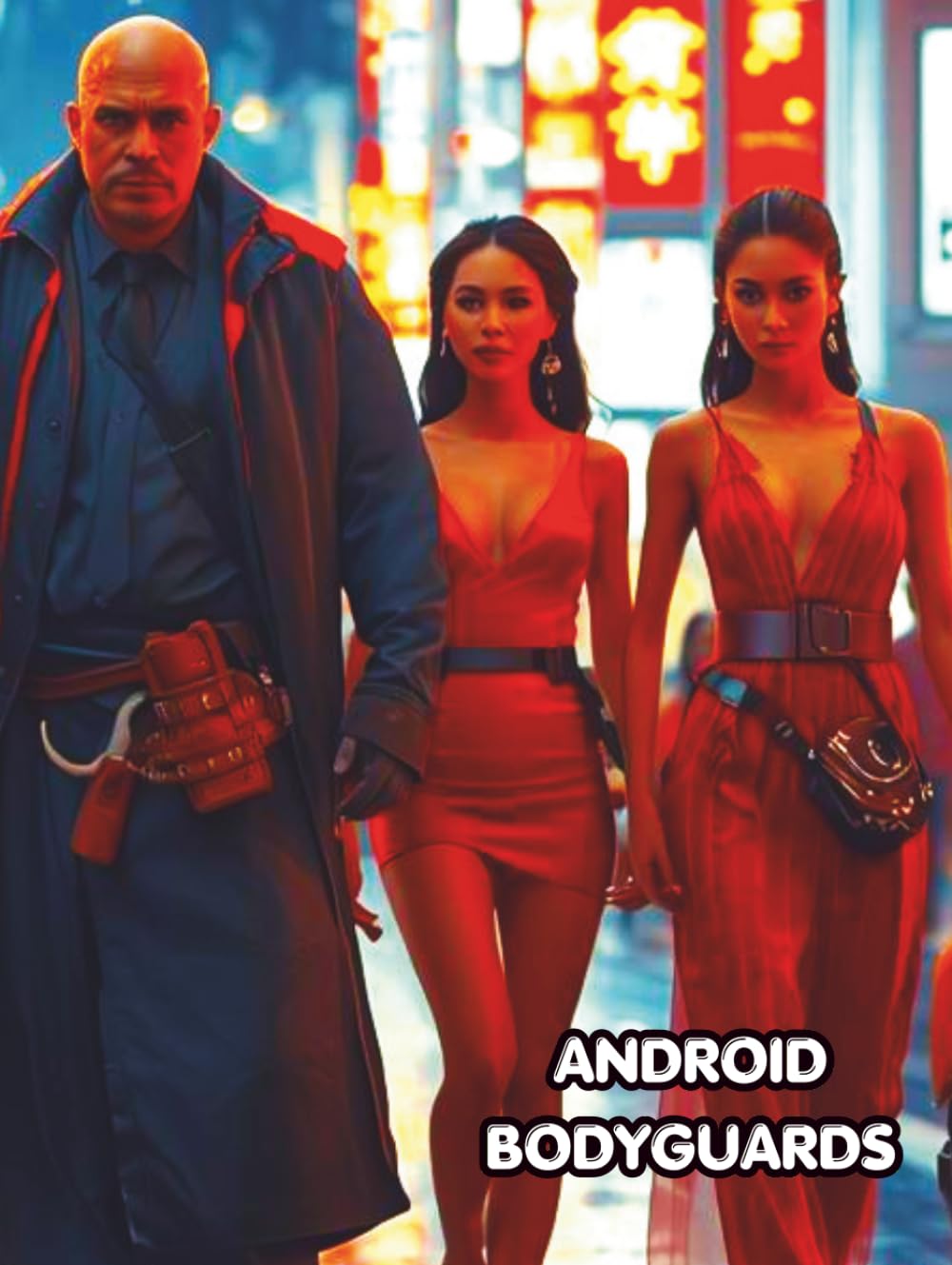 ANDROID BODYGUARDS: A Premium Colouring Book Featuring Android Bodyguards. (Dystopian world where Automatons control everything.)