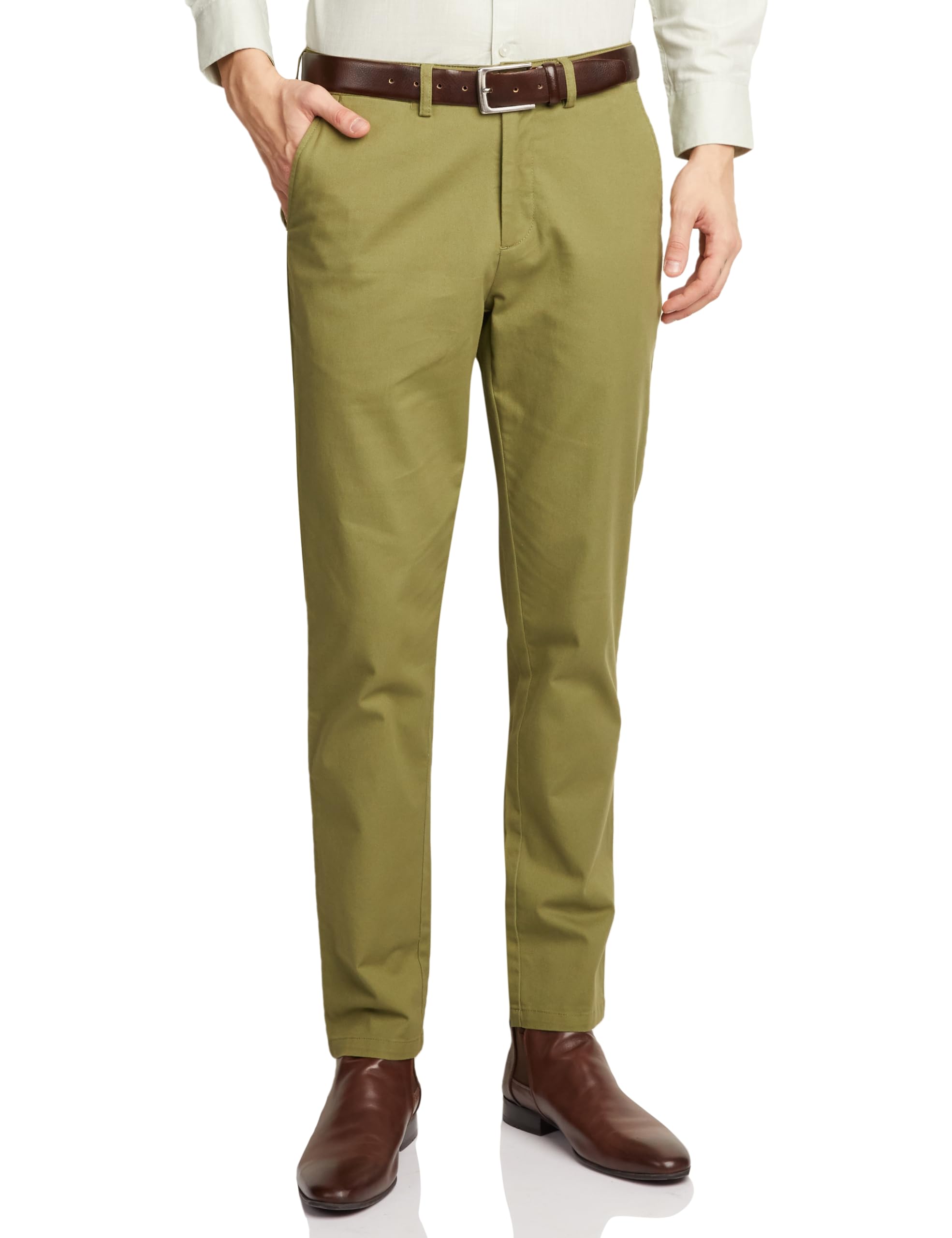 Men's Slim Casual Cotton Pants | Chinos | Trousers (Regular Fit)-image-13