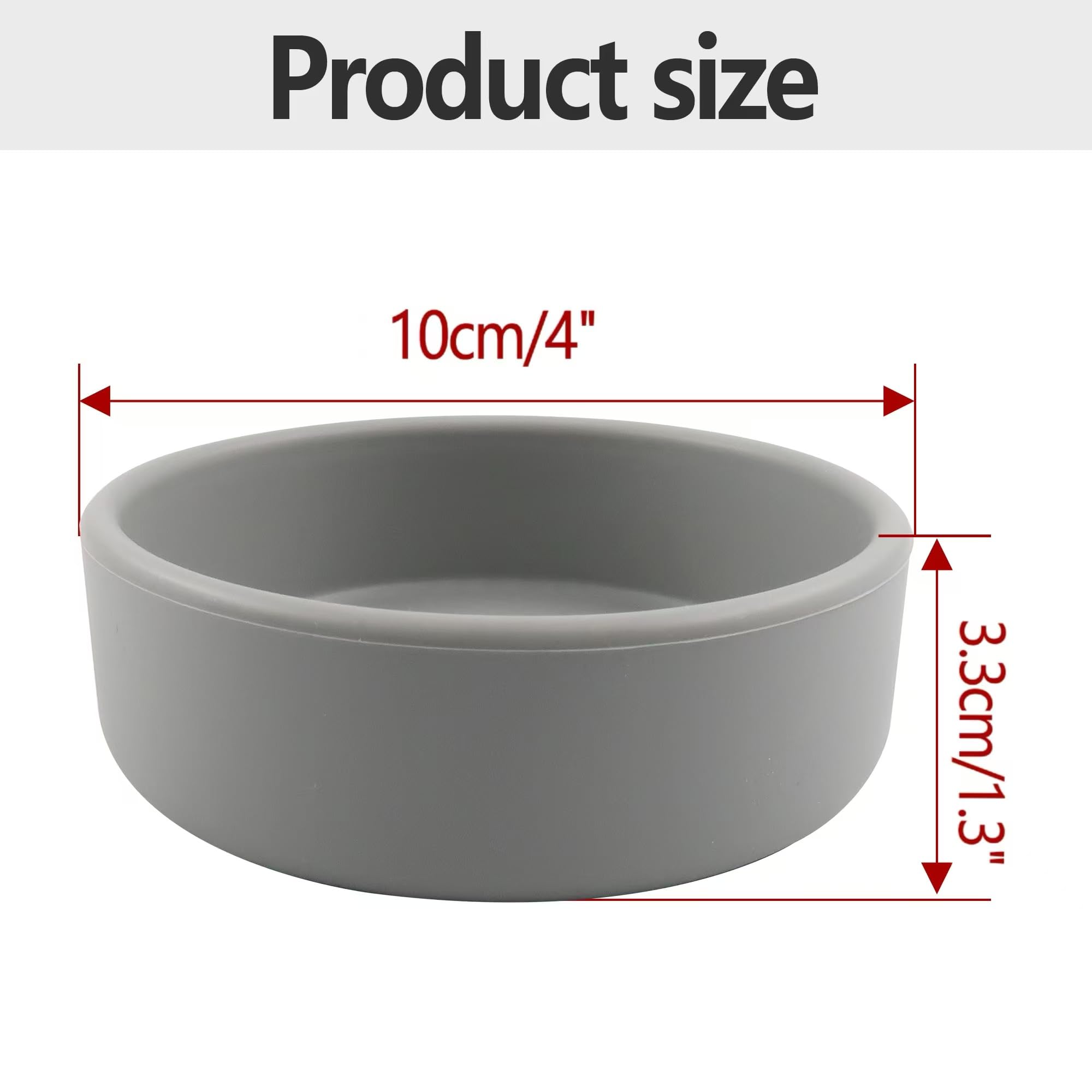 LVYKING 3 Pcs Silicone Egg Bite Molds, Air Fryer Egg Bite Maker, Reusable Non Stick Egg Mold, Gray