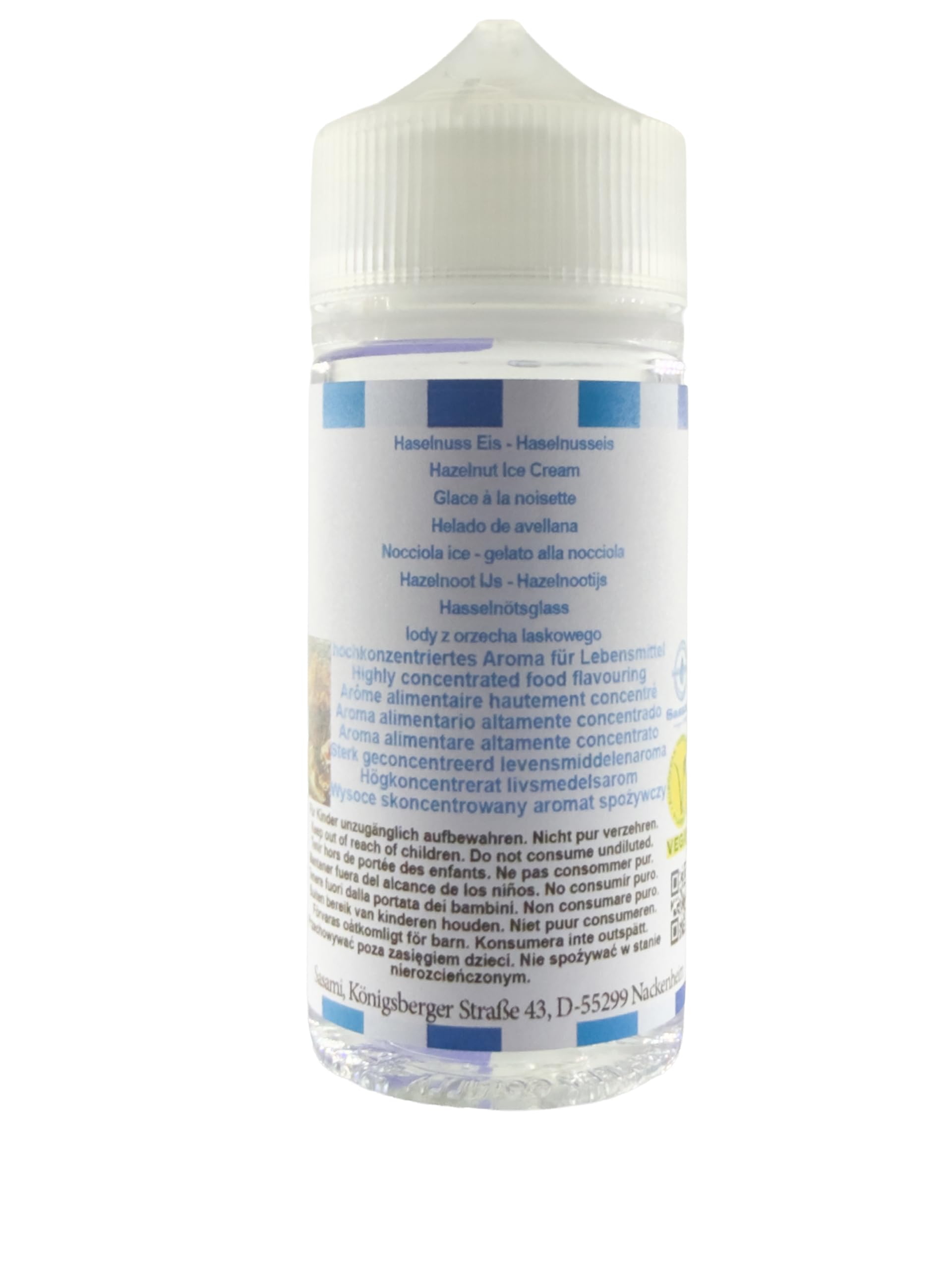 Nocciola ice - gelato alla nocciola aroma concentrato - vegano - Sasami - 100ml
