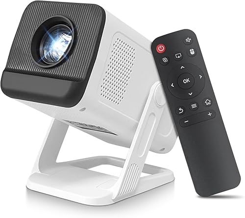 Miniatura 1 de Mini proyector con WiFi 6.0 y Bluetooth 5.4, proyector portátil 4K 1080P HD, proyector de película para jugar al aire libre en casa, proyector