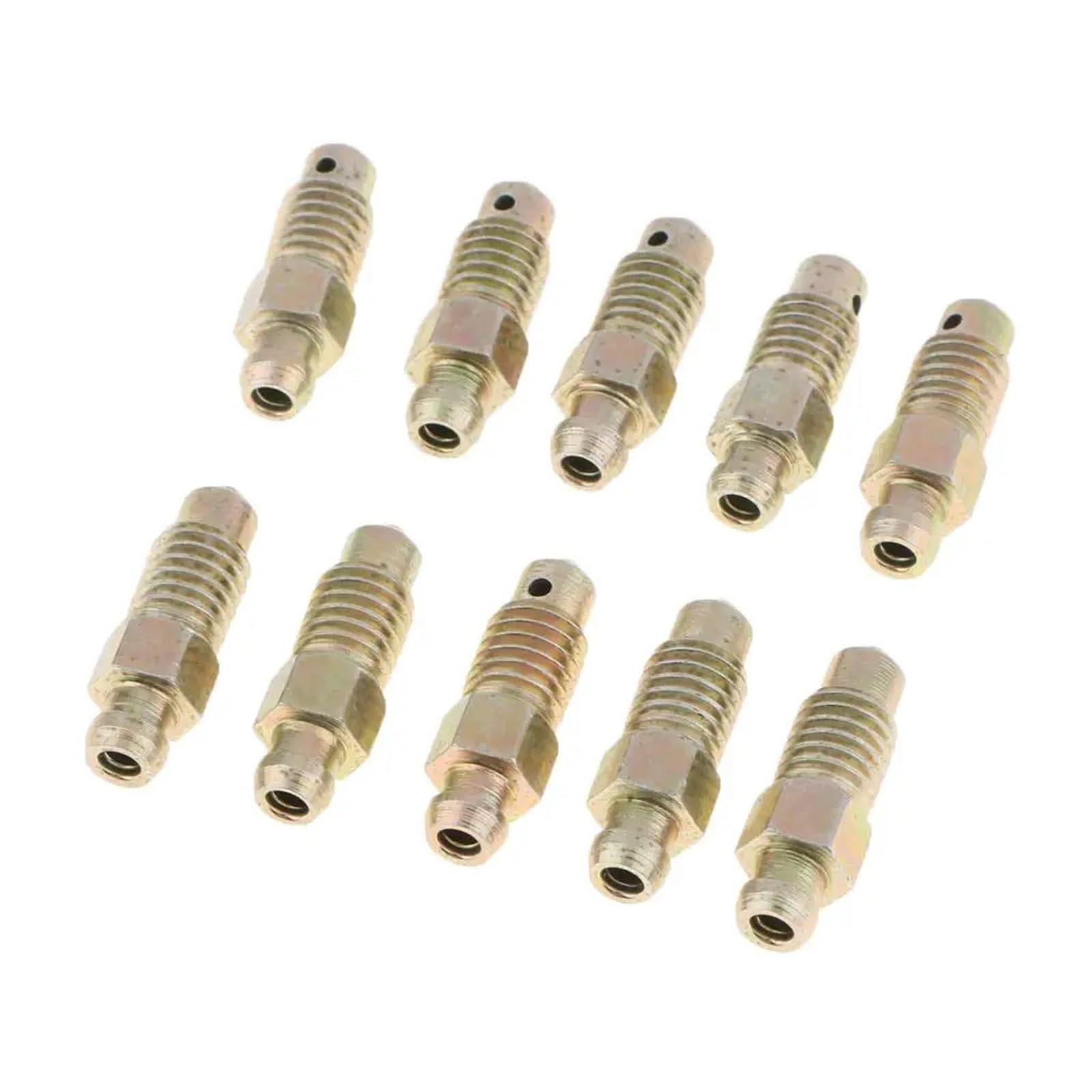 Retractor Pistones Tornillo de purga freno metálico Pistones Freno En Frenos Disco | Kit de reparación de pinza trasera delantera, ajuste Universal para reemplazo del sistema de frenos de coche