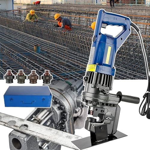 Perforatrice hydraulique électrique 1800W pour plaque de cuivre et fer avec 4 matrices