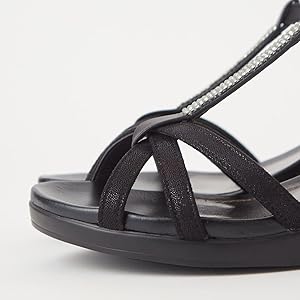 【未使用】DIANA WELL FIT 厚底 コンフォートサンダル ブラック M ダイアナウェルフィット DIANA WELL FIT サンダル （黒カタオシ