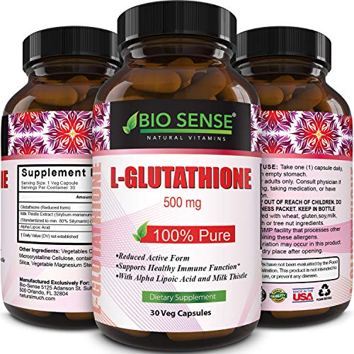 Max Potency Glutathione –Skin Whitening Pills + Milk Thistle Extract + Alpha Lipoic
