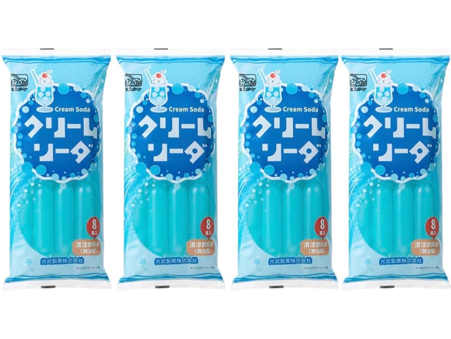 Amazon.co.jp: 光武製菓 棒ジュース クリームソーダ Cream Soda
