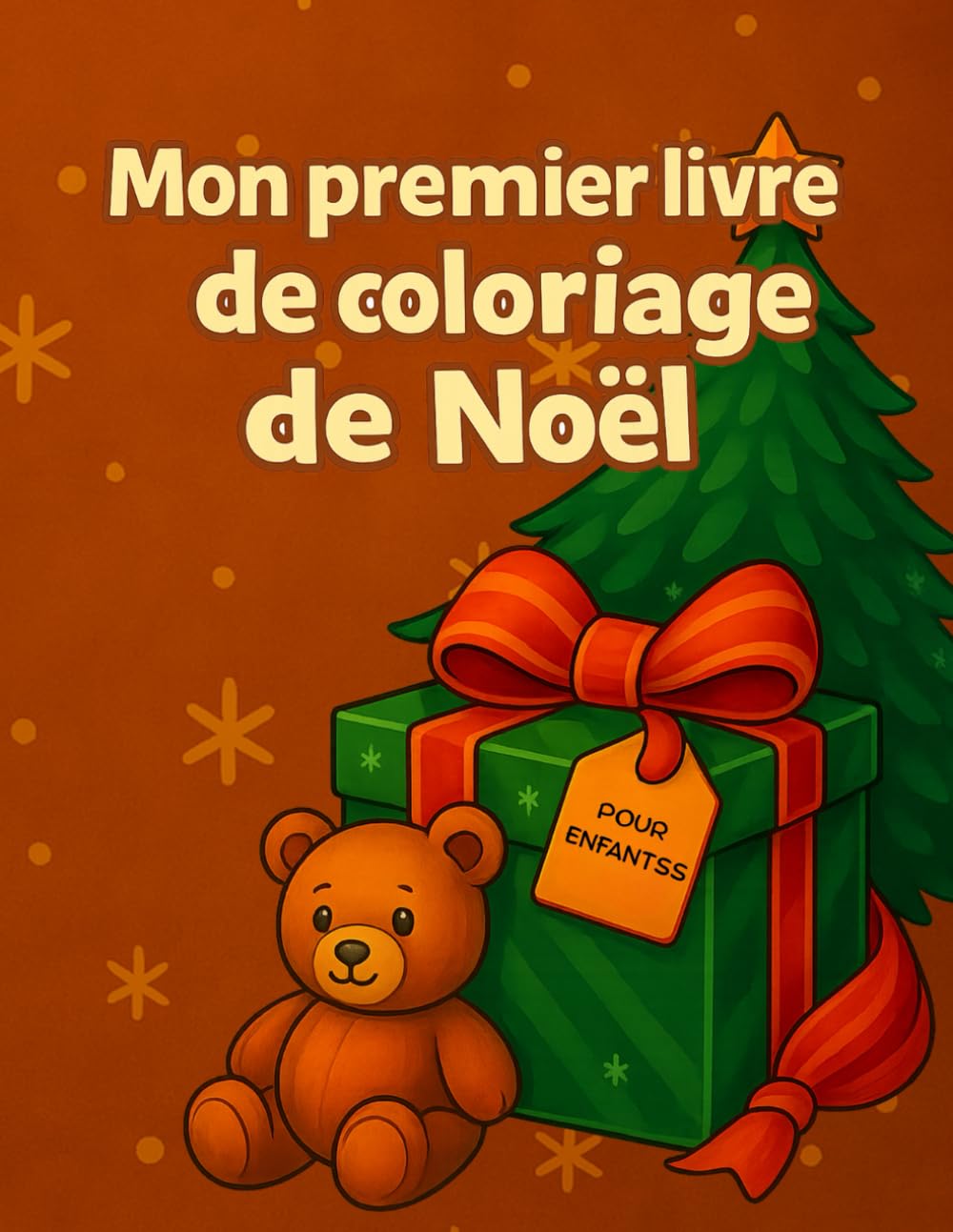Mon premier livre de coloriage de Noël: Pour les enfants