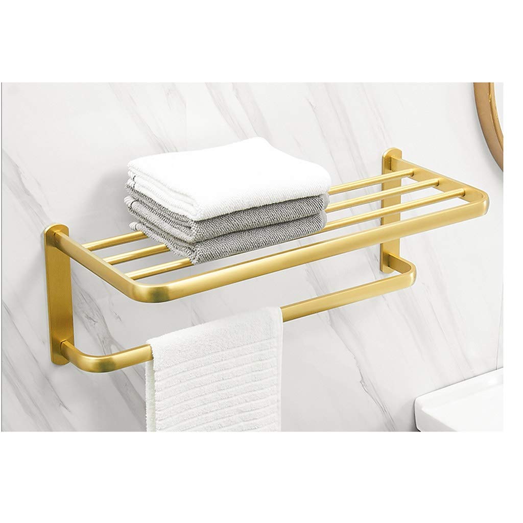 Estantes de baño, estante de Metal, estante de cocina, estante de almacenamiento para baño, ducha, galvanizado, baño, latón, estante de almacenamiento de Una Sola capa