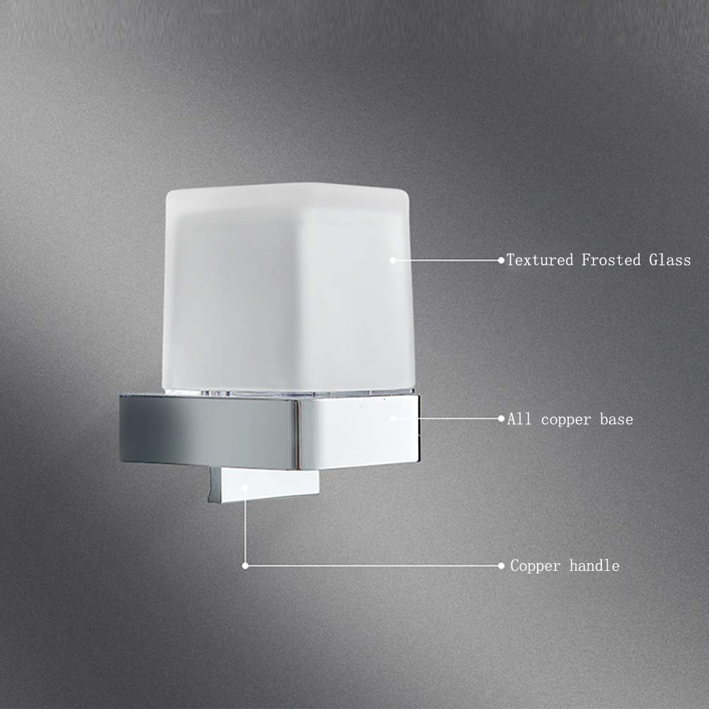 Soap dispenser Distributore di Sapone A Parete, può Reintegrare Disinfettante per Le Mani, Gel Doccia, Ottone, Lega di Zinco, Adatto per Casa, Hotel, Scuola, ECC, 175 Ml