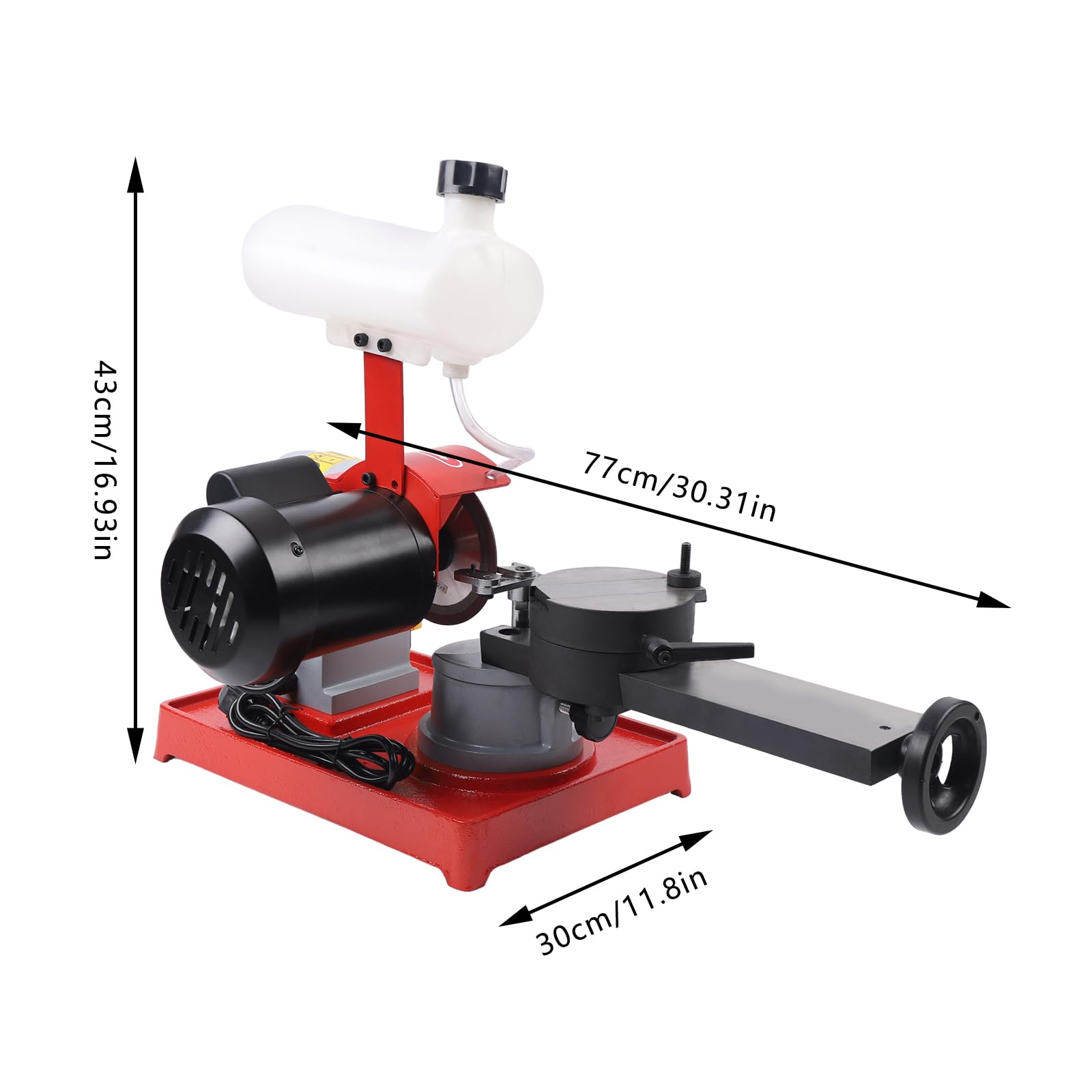 Afilador de cadena de sierra, afilador de motosierra, máquina de afilar para taller y reparación de hojas de sierra, fundición de plástico y goma de cobre para hojas de sierra de carburo